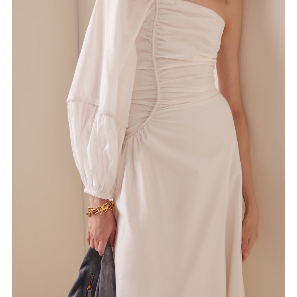 Ulla Johnson White Midi Dress